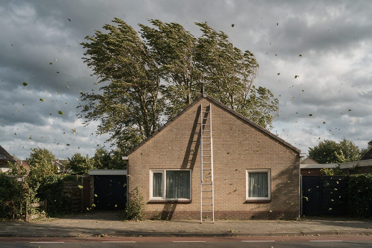 Ladder en wind: bij welke windkracht stop je?